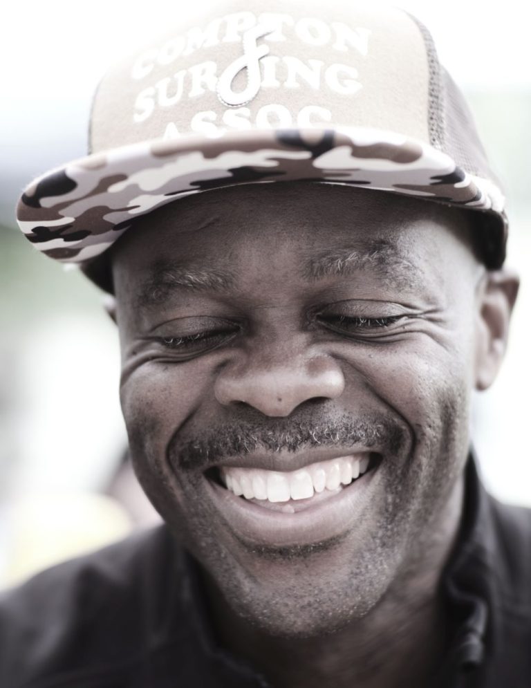 Male Headshot Eyes closed mouth open